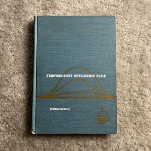 Vintage Stanford-Binet Intelligence Scale Manual (Third Revision, Form L-M)